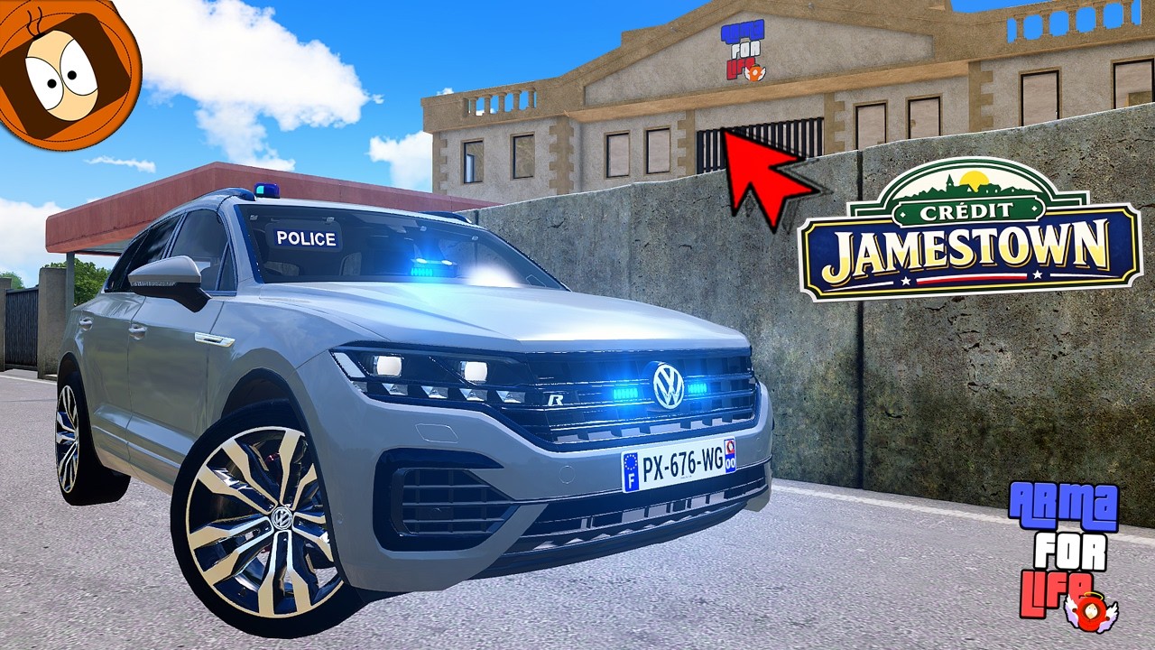 Crédit Jamestown braqué ! 💰🚨 Nouveau braquage – ARMA FOR LIFE