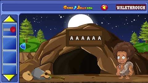 Caveboy Hungry Escape Walkthrough - Games2Jolly