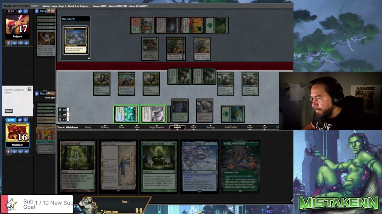 Modern Is EASY When You Play Amulet Titan.Hot run, 10-0