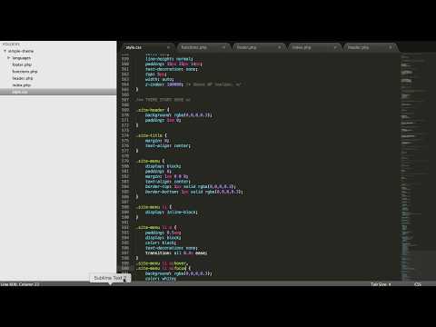 Header & Menu | Simple WordPress Theme Development