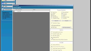 Uniwell Lynx Send Program demonstration