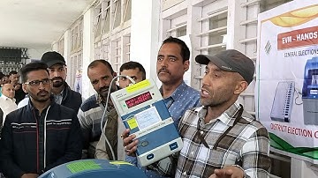 Udhampur: EVM Training Programme For Polling Staff Organised