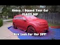 I Plasti Dip My Wife's Acura MDX!