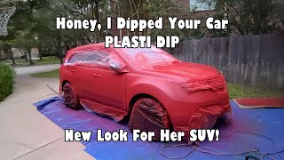 I Plasti Dip My Wife's Acura MDX!