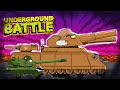 Underground battle of American Monster - Cartoons about tanks