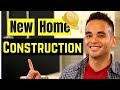 What are the steps during a new home construction process?