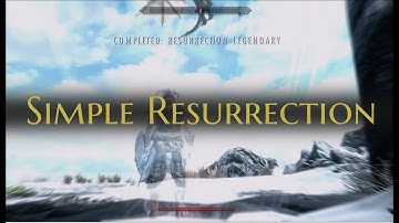 Skyrim Mod Simple Resurrection