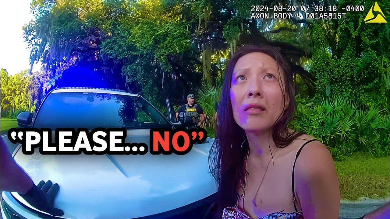 Officers Didn’t Expect Her to React Like This During a Traffic Stop… 😳 ...