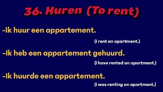 Deel 2: Leer Nederlandse werkwoorden met voorbeelden Presens, Perfectum, İmperfectum / Learn Dutch