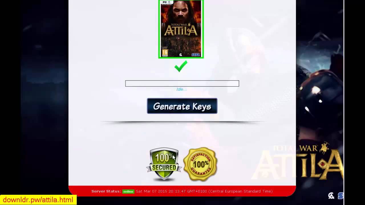 Total War Attila Key Generator Free Download