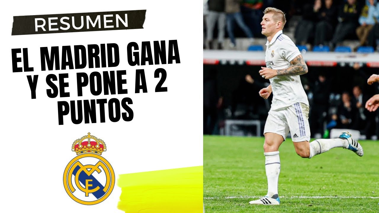 REAL MADRID | gana en casa al CÁDIZ y queda a dos puntos antes del ...