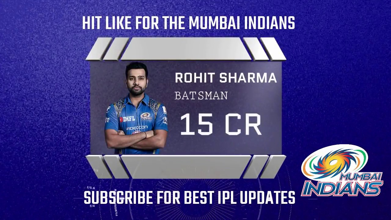 IPL auction 2018 Mumbai Indians squad: Full list of players bought by MI
