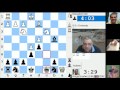 Live blitz 3677 speed chess game black vs dersu64 in french advance wade variation