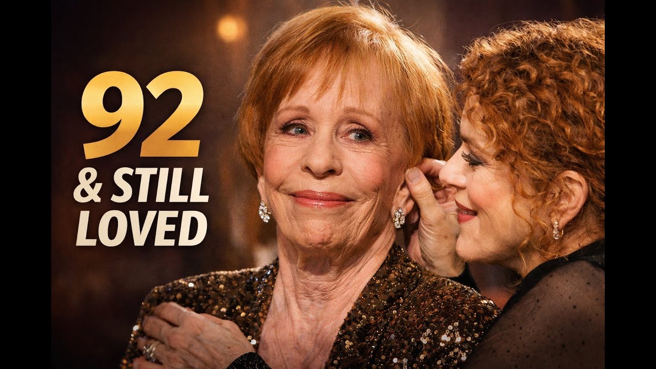 Carol Burnett Bernadette Peters Ear Tug Reunion: Emotional Tribute at 92! (Palm Royale Season 2)