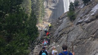 Yosemite national park- Vernal fall - Mist trail - April 2021
