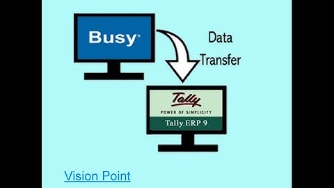 Tally Software Data convert to to busy 2022 #gst  #busy #tallyprime #tally | VISION POINT