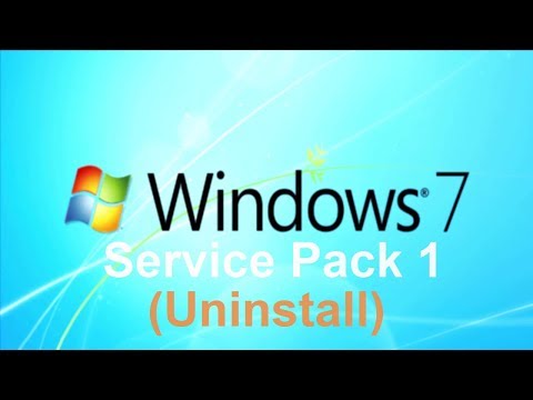 Video: Paano Mag-uninstall Ng Isang Windows Service Pack