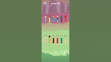Ball Sort Puzzle Hard Level 92 gameplay (iOS Android)