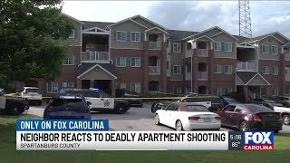 Neighbors react to deadly Spartanburg Co. apartment shooting