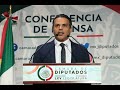 EN VIVO / Conferencia de prensa del Dip. Jesús Roberto Briano Borunda (MORENA)