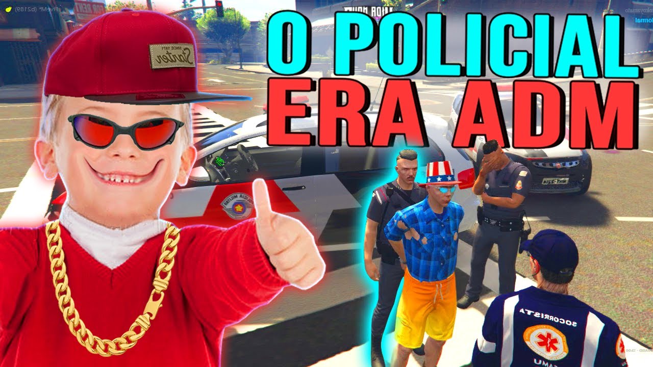 ZOEI O PM ADM no GTA RP 😂 (Paulinho o LOKO)
