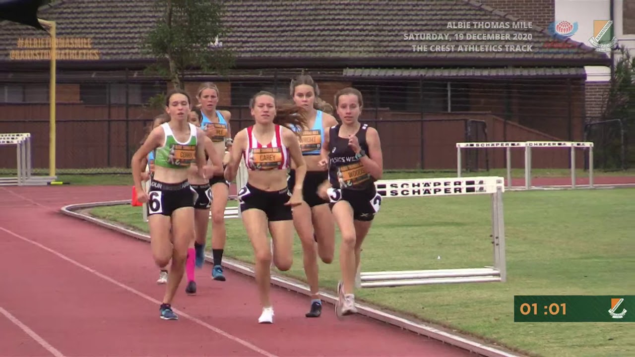 Women 800 Metre D Race: 2020 Albie Thomas Mile