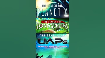 Search for Planet X vs Lost Species vs UAPs