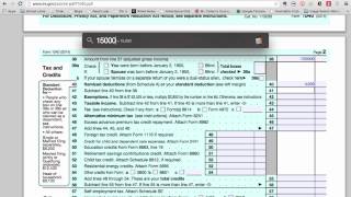 2014 Tax Year - How to Complete 1040 for PBP