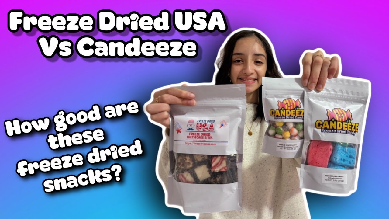 Trying Freeze Dried Candy For The First Time - YouTube