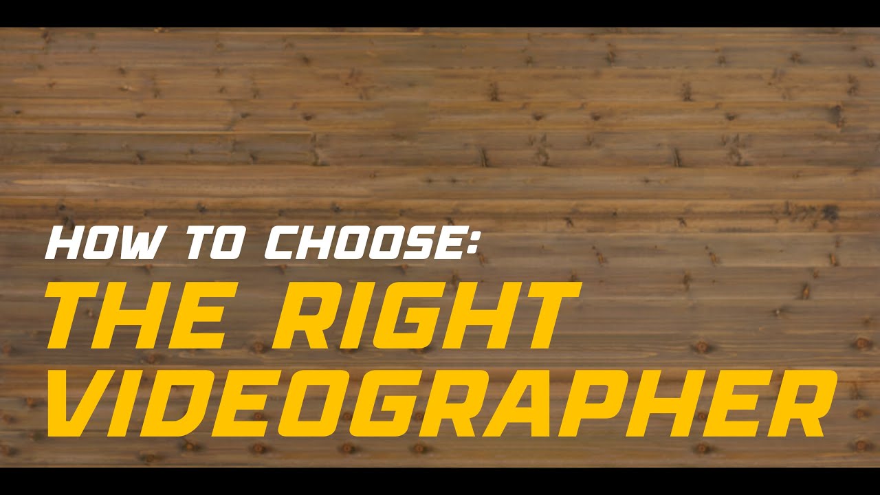 Finding the Right Real Estate Video Pro