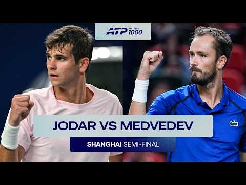 Rafael Jodar vs Daniil Medvedev Highlights | Shanghai 2026 Semi-Final
