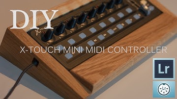 MIDI2LR Adobe Lightroom midi controller X-Touch Mini. Behringer PFixer minimal