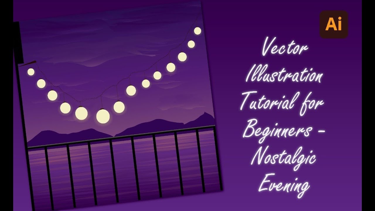 Vector Illustration Tutorial for Beginners | Inspired by A Painting ...