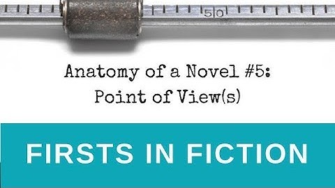 Gross Anatomy of a Novel: Point of View