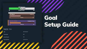 How to Setup Streamlabs Goal Widget