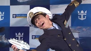 織田信成、鈴木明子のものまね披露「息子も勝手に覚えた」　豪華客船「ボイジャー・オブ・ザ・シーズ」PRアンバサダー任命式会見　#Nobunari Oda