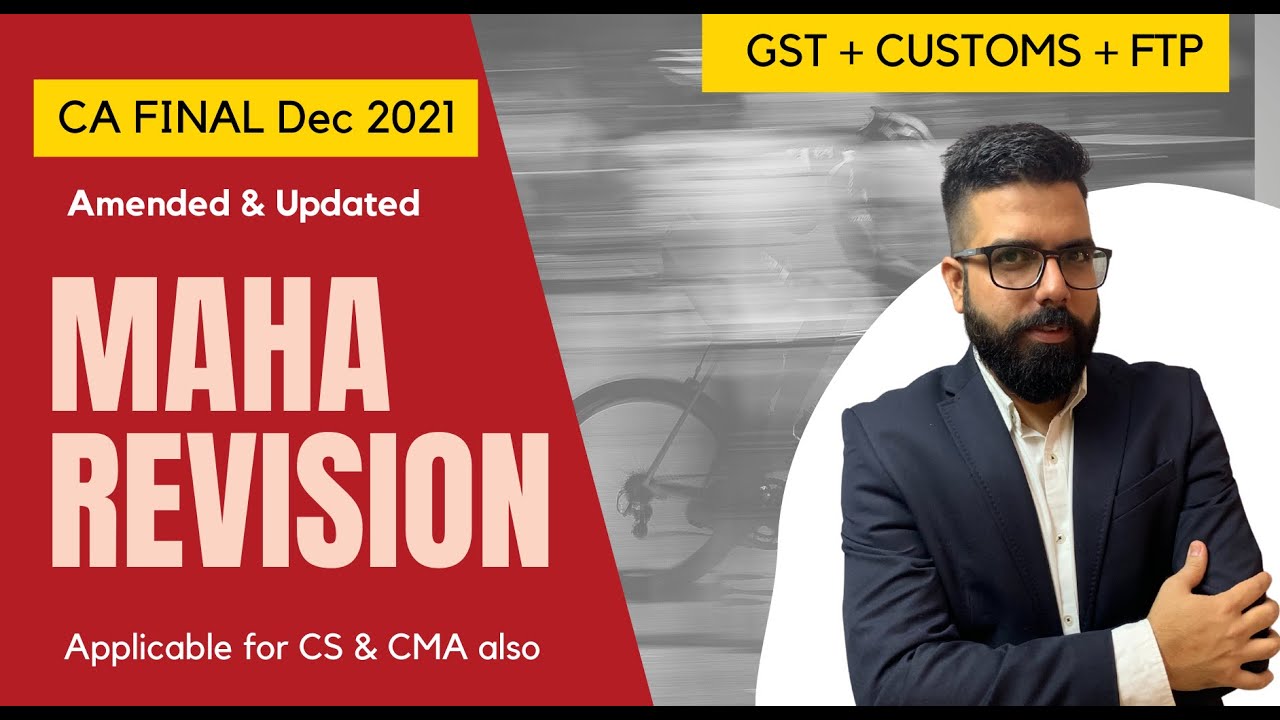 CA Final IDT Hindi Revision Dec 21 | Complete IDT Revision | GST ...