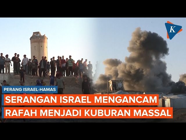 Serangan Israel ke Rafah Bakal Ubah Kota Gaza Ini Jadi Kuburan Jutaan Warga Palestina class=