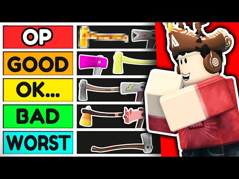 Ranking EVERY AXE in Lumber Tycoon 2 Roblox (w/ @ElectroTechnologies)