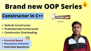 Constructor in C++ | Types of Constructor | Parameterized and Default Constructor in C++ | OOP