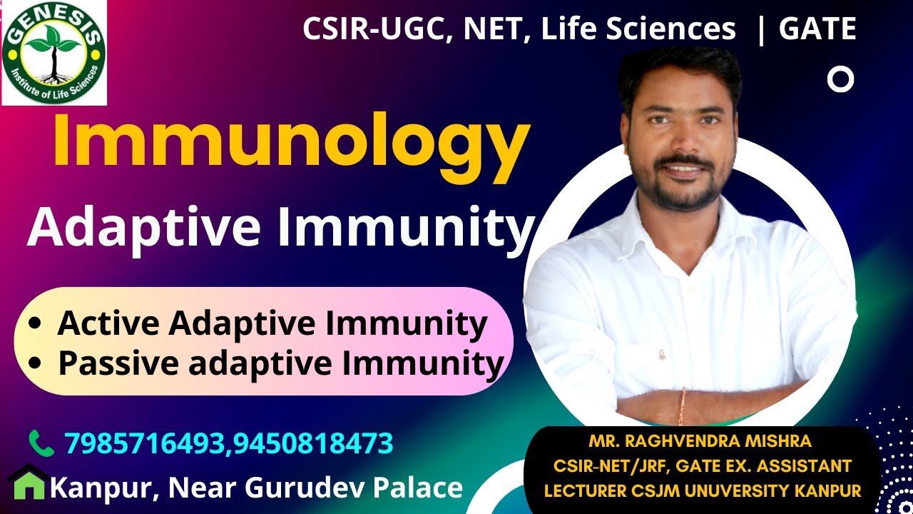 Adaptive Immunity | Active Adaptive & Passive Adaptive Immunity | Immunology#genesis_institute