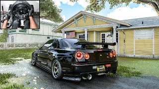 Nissan Skyline R34 Gtr The Crew Motorfest Steering Wheel Gameplay