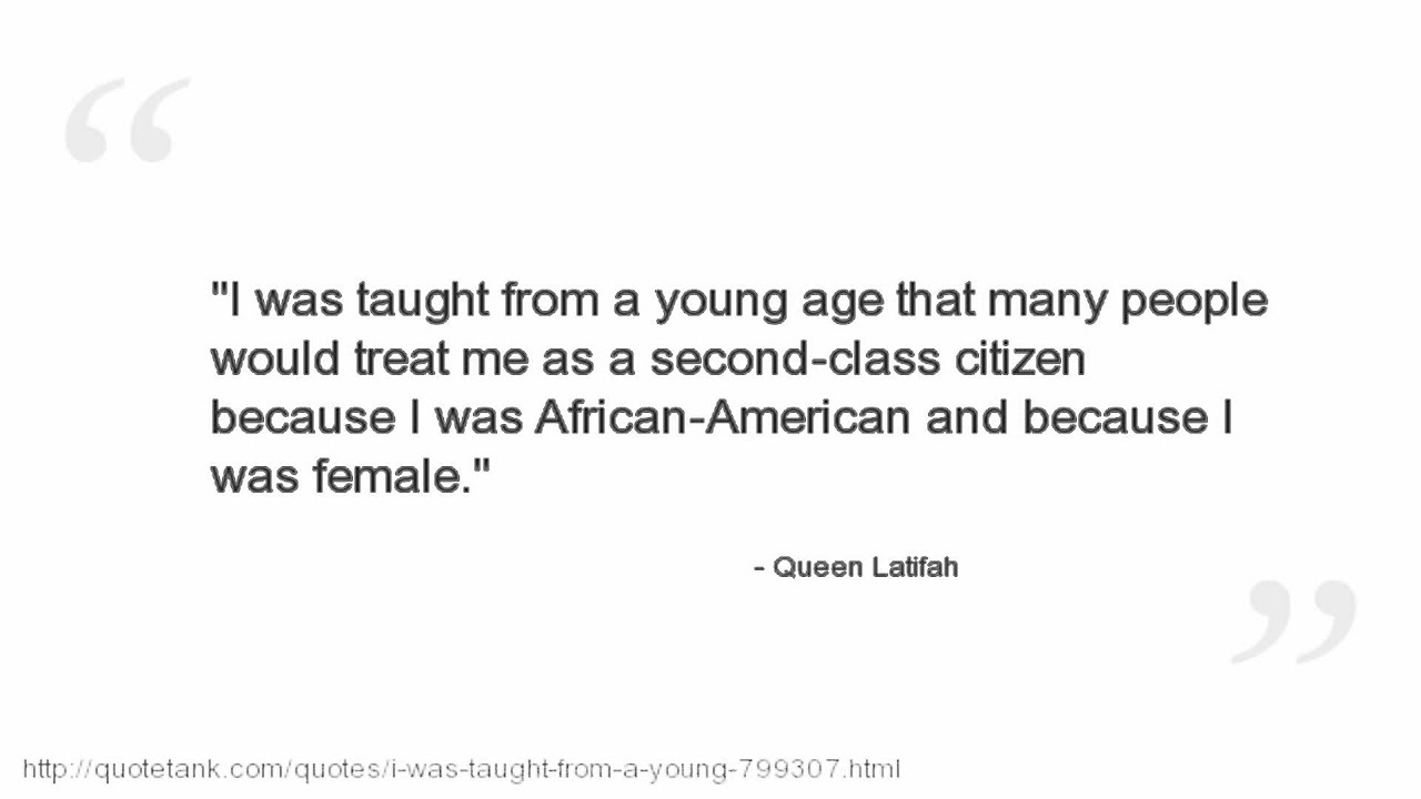 Queen Latifah Quotes - YouTube