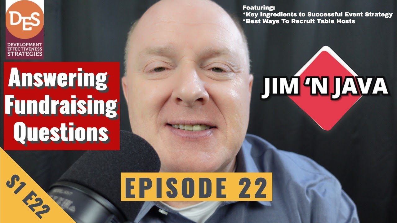 Jim 'N Java S1 E22: Answering Questions About Nonprofit Fundraising ...