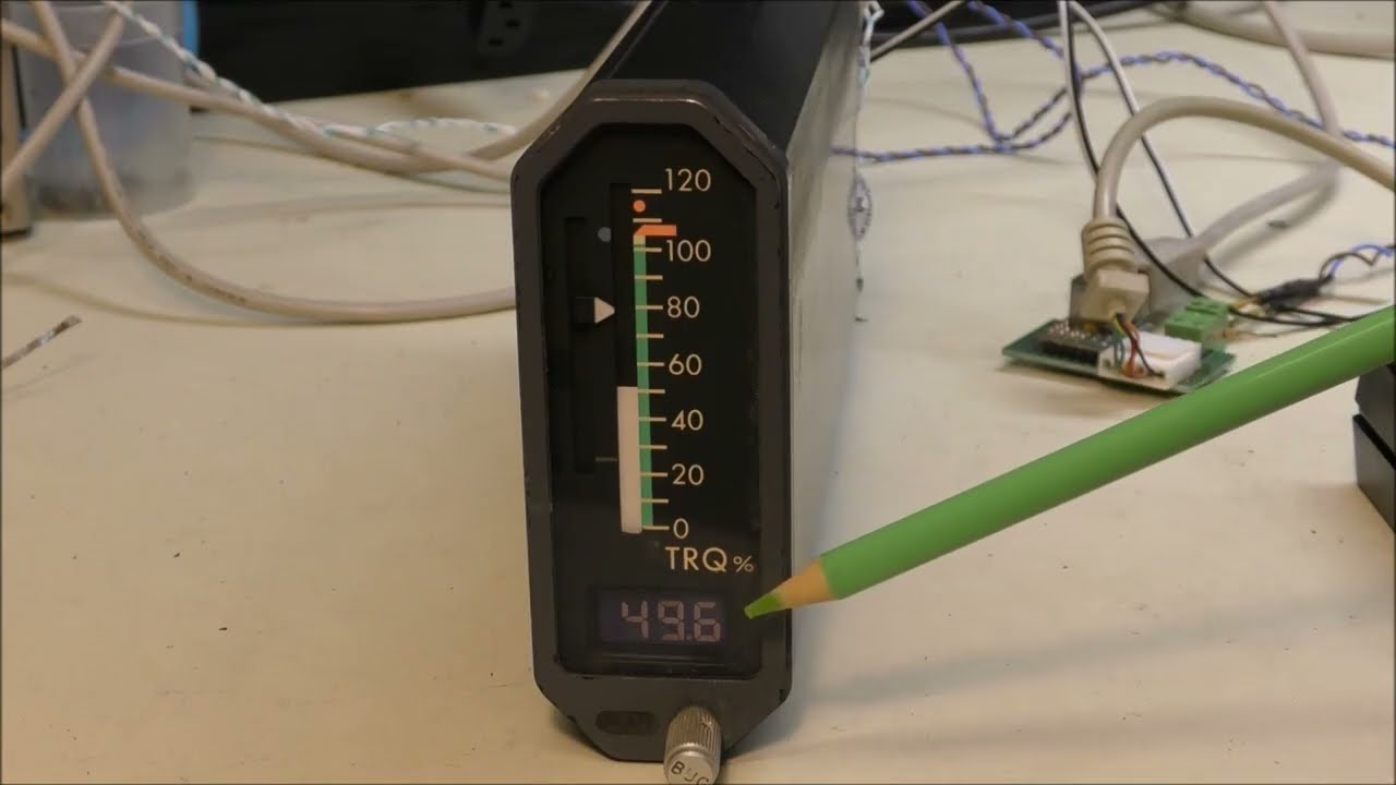 LDM #444: Fokker F50 Torque Indicator: teardown, reverse engineering and test