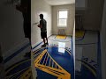 Golden State Warriors Epoxy Floor Transformation