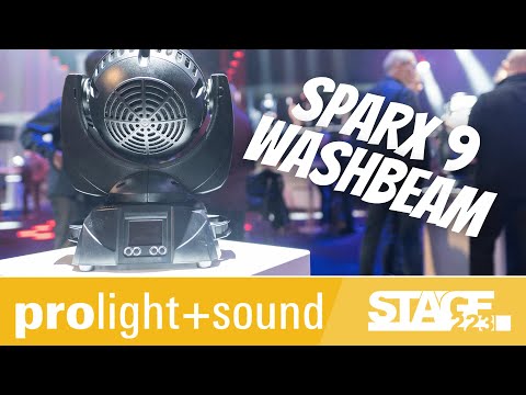 JB-Lighting SPARX 9 Washbeam: Neuer Movinghead von JB-Lighting | Prolight + Sound 2024