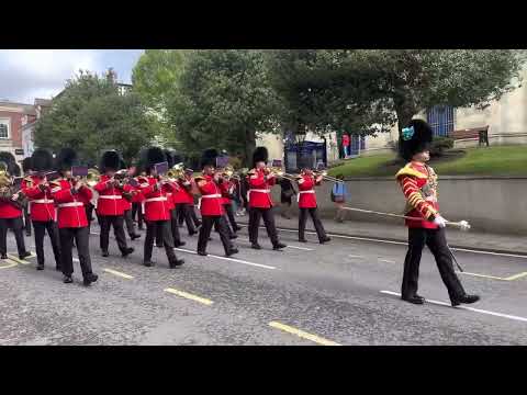 Band of the Scots Guards Return to Barracks