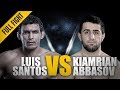 One full fight  luis santos vs kiamrian abbasov  thorough domination  march 2018