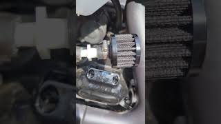 1 year review on homemade trans cover crankcase breather